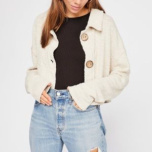 La brea crop jacket free people size xs